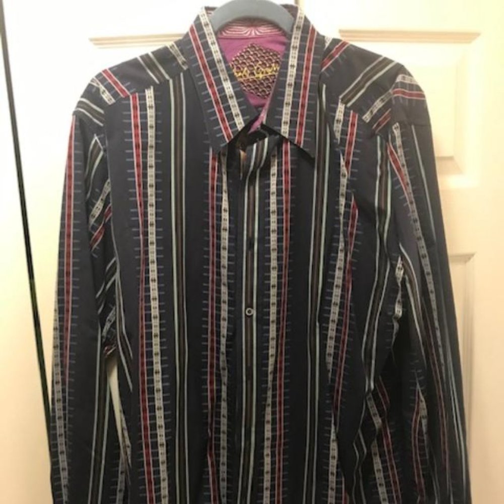 Robert Graham Men's button down lesiure shirt XL